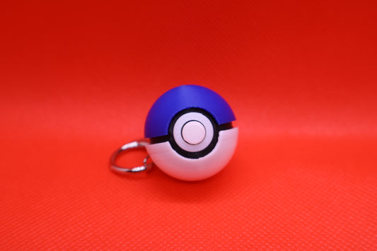 PokéClick – Blue – Mechanical Switch Keychain