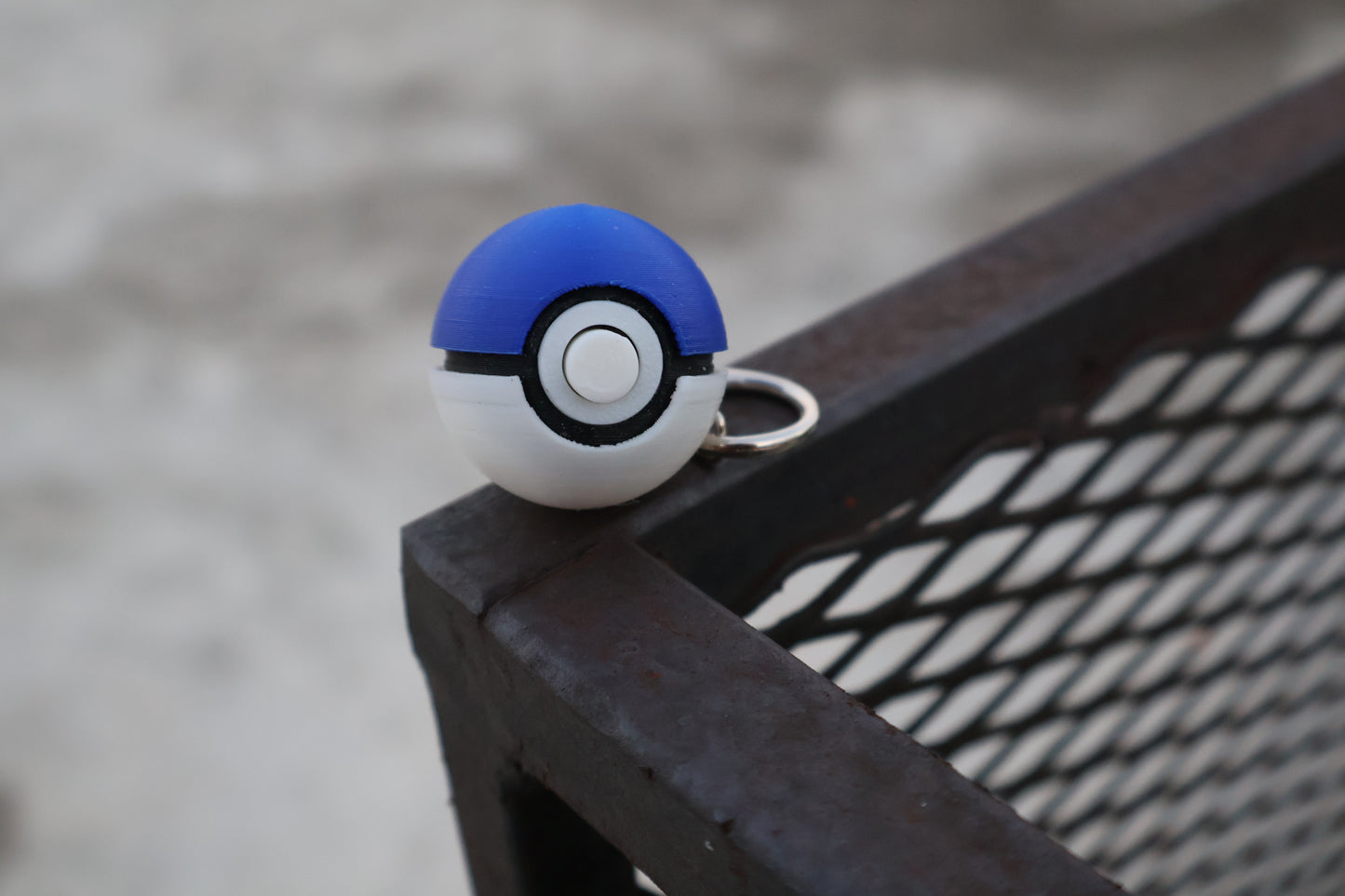 PokéClick – Blue – Mechanical Switch Keychain